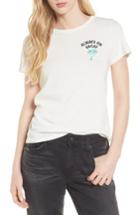 Women's Junk Food Always On Vacay Tee - White