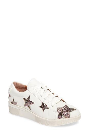 Women's Gentle Souls Haddie Star Sneaker .5 M - White