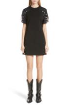 Women's Calvin Klein 205w39nyc Policeman Button Sleeve Dress Us / 36 It - Black