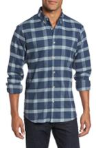 Men's Mizzen+main Fairview Slim Fit Plaid Flannel Sport Shirt