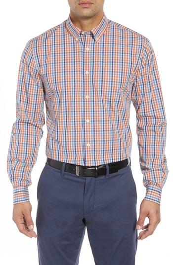 Men's Johnnie-o Rawlings Classic Fit Sport Shirt - Blue