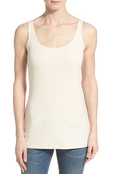 Women's Nic+zoe 'perfect' Scoop Neck Tank - Beige