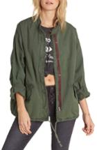 Women's Billabong Army Of One Jacket - Green