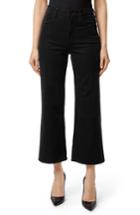 Women's J Brand Joan High Waist Corduroy Crop Flare Jeans - Black