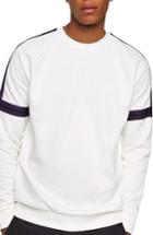 Men's Topman Tape Crewneck Sweatshirt - Ivory