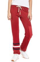 Women's Sundry Patched Terry Sweatpants - Red
