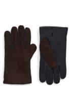 Men's Hickey Freeman Leather Gloves - Brown
