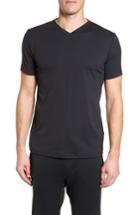 Men's Beach Body Energy V-neck T-shirt, Size - Black