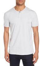 Men's Calibrate Space Dyed One-button Henley T-shirt - Grey