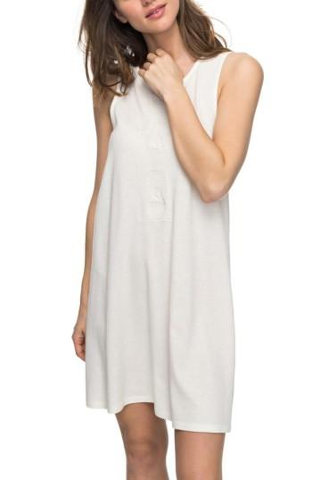 Women's Roxy Stay Simple Cotton Sundress - White