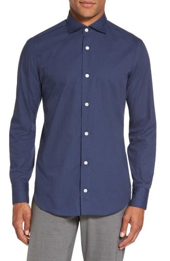 Men's Eleventy Dot Print Sport Shirt