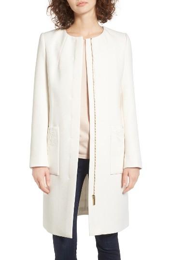 Women's Ted Baker London Kirliye Zip Front Car Coat