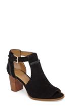 Women's Jack Rogers Cameron Block Heel Sandal M - Black