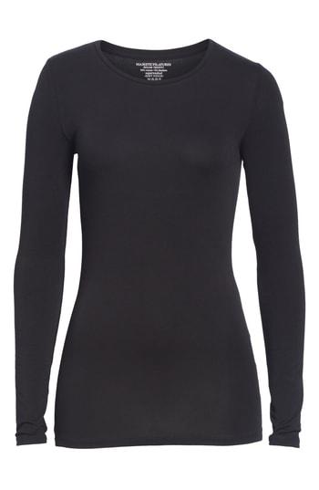Women's Majestic Filatures Crewneck Top - Black