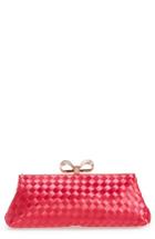 Ted Baker London Alaina Woven Frame Clutch - Pink
