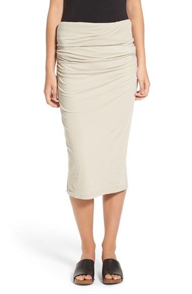 Women's James Perse Shirred Tube Skirt