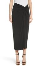 Women's Michael Kors Sarong Midi Skirt - Black