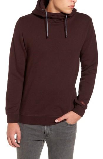Men's Scotch & Soda Pullover Hoodie - Burgundy