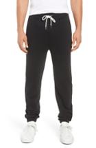 Men's Frame Cotton Fit Sweatpants, Size Large - Black