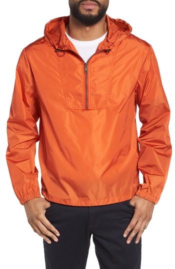 Men's Vince Hooded Anorak - Orange