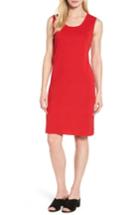 Women's Ming Wang Knit Sheath Dress - Red