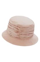 Women's Helen Kaminski Classic Linen Bucket Hat - Pink