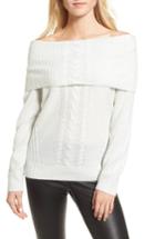 Women's Chelsea28 Off The Shoulder Sweater, Size - White