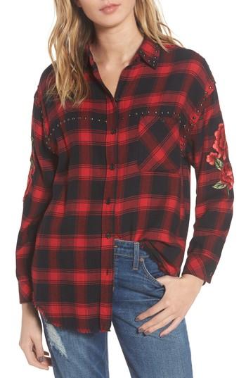 Women's Rails Owen Studded Plaid Shirt