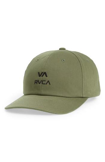 Men's Rvca Santiago Embroidered Ball Cap - Green