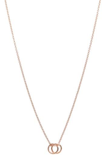 Women's Dogeared Karma Linked Ring Pendant Necklace