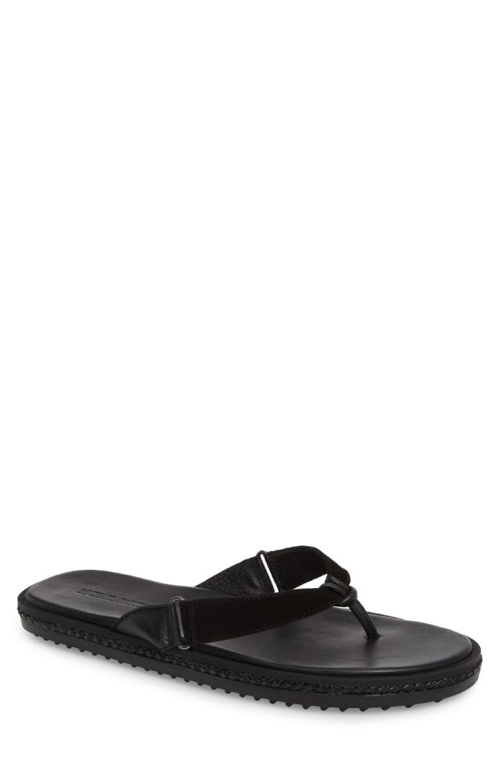 Men's Michael Bastian Flip Flop M - Black