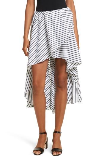 Women's Caroline Constas Adelle High/low Ruffle Skirt - White