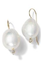 Women's Mizuki Large Baroque Pearl Drop Earrings