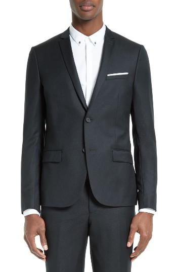 Men's The Kooples Wool Pique Sport Coat