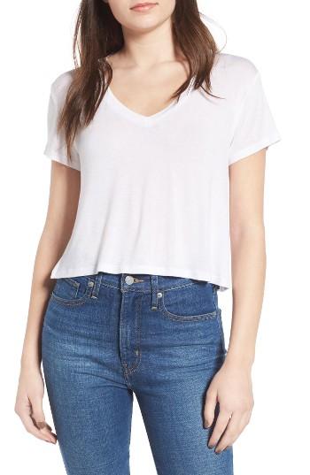 Women's Bp. Crop Tee, Size - White