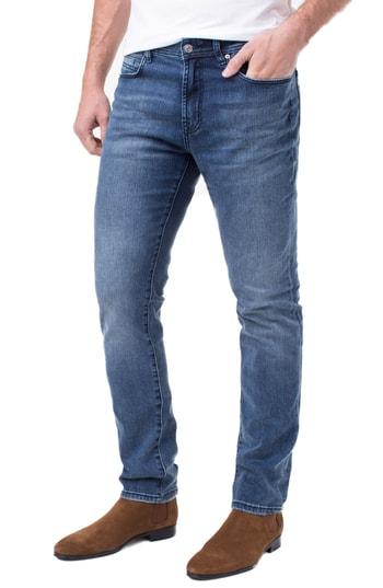 Men's Liverpool Regent Relaxed Straight Leg Jeans X 34 - Blue