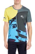 Men's Robert Graham X Kevin T. Kelly The Annunciation Embroidered Graphic T-shirt - Black