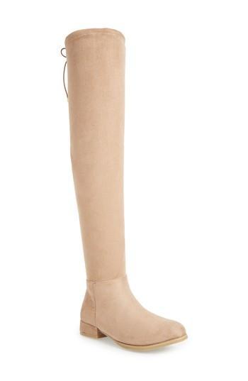 Women's Chinese Laundry Rashelle Over The Knee Stretch Boot .5 M - Black