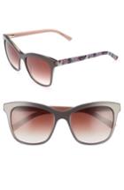 Women's Ted Baker London 55mm Cat Eye Sunglasses - Grey