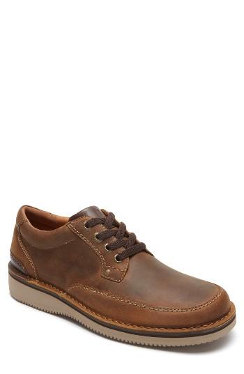 Men's Rockport 'prestige Point' Apron Toe Derby Xw - Brown