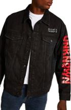 Men's Topman Unknown Destination Oversize Denim Jacket
