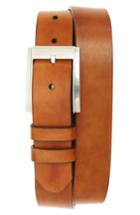 Men's Magnanni Hand Antiqued Leather Belt - Cognac