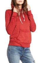 Women's Hinge Burnout Hoodie, Size - Brown