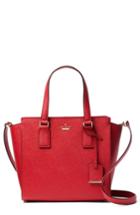 Kate Spade New York Cameron Street - Small Hayden Leather Satchel - Red