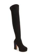Women's Avec Les Filles Linnea Over The Knee Platform Boot M - Black