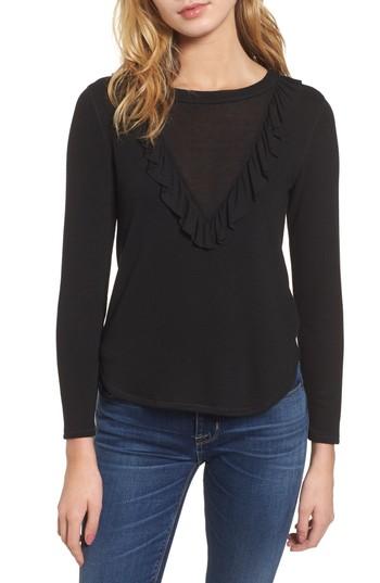 Women's Splendid Sylvie Ruffle Jersey Top