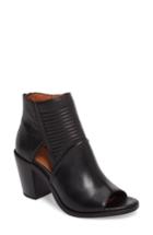 Women's Frye Bailey Quilted Peep Toe Bootie .5 M - Black