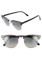 Women's Ray-ban Clubmaster 51mm Gradient Sunglasses - Grey/ Green Gradient