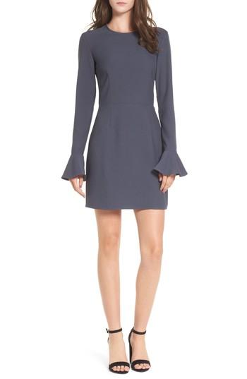 Women's Leith Bell Sleeve Sheath Dress, Size - Blue