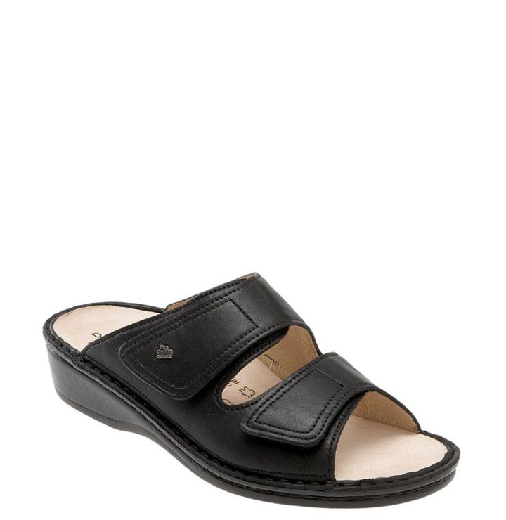 Women's Finn Comfort 'jamaica' Sandal -7.5us / 38eu - Black (online Only)